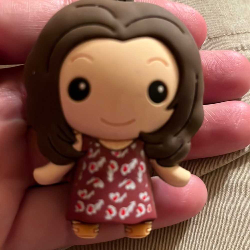 New w/o package Friends Rachel Green Keychain fob backpack figural bag clip CUTE